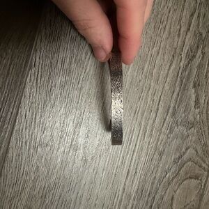 David Yurman Textured Silver Bangle Bracelet